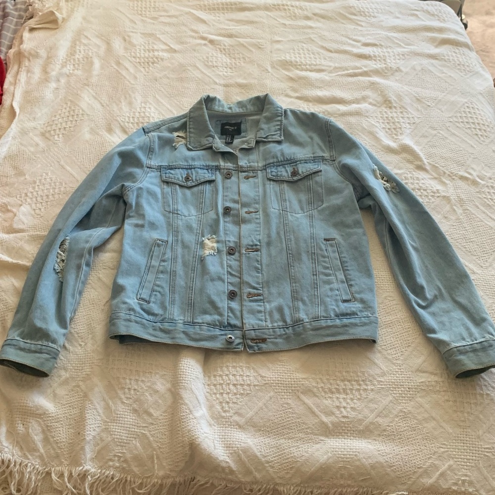 Distressed Denim Jacket